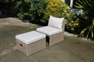 Modern rattan day bed Outdoor Furniture Outdoor Chaise Lounge from Viet Nam Manufacture
