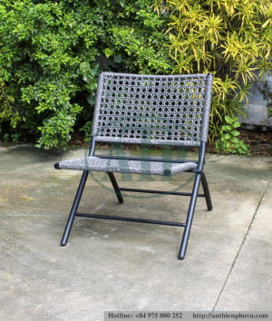 Folding chair Rattan luxurious outdoor garden wicker